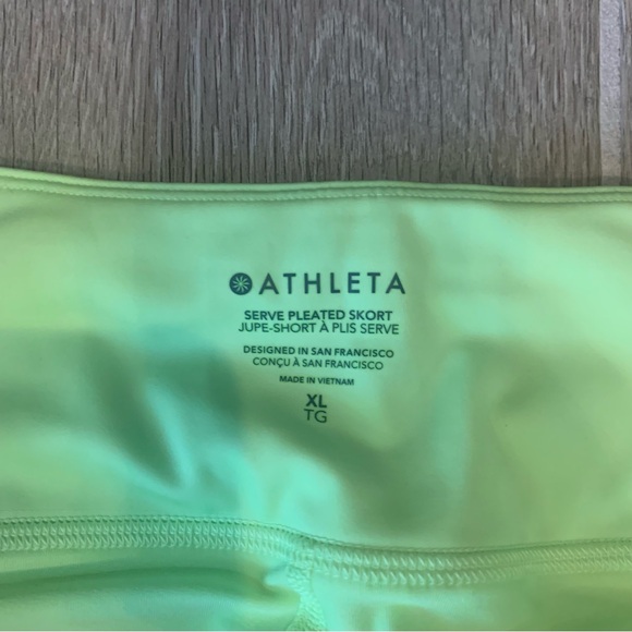 Athleta Women's Highlighter Yellow Skirt - Picture 4 of 6